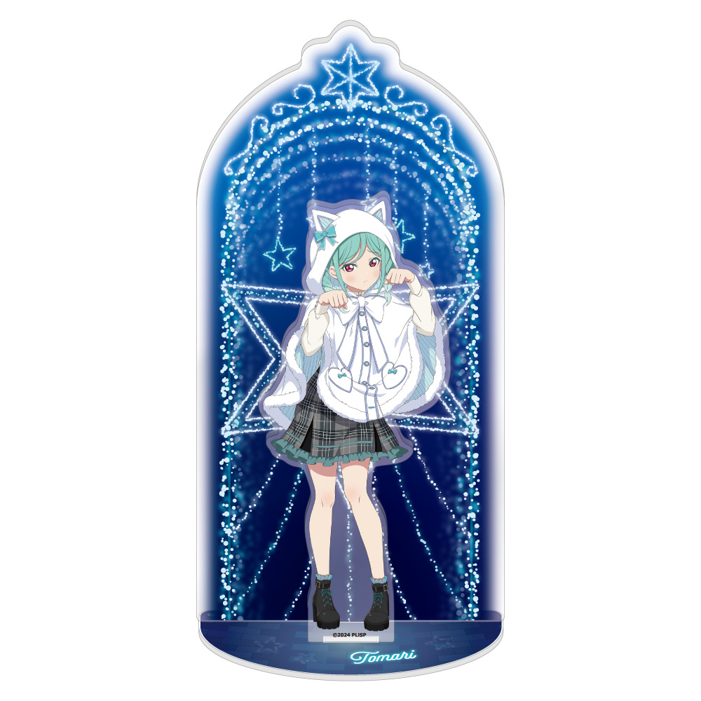"Love Live! Superstar!!" Acrylic Stand Diorama Onitsuka Tomari White Poncho Ver.