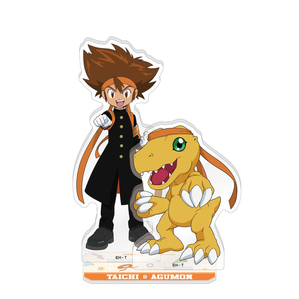 "Digimon Adventure" Pair Acrylic Stand Yagami Taichi & Agumon