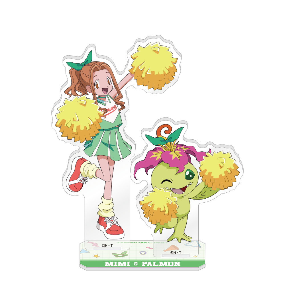 "Digimon Adventure" Pair Acrylic Stand Tachikawa Mimi & Palmon