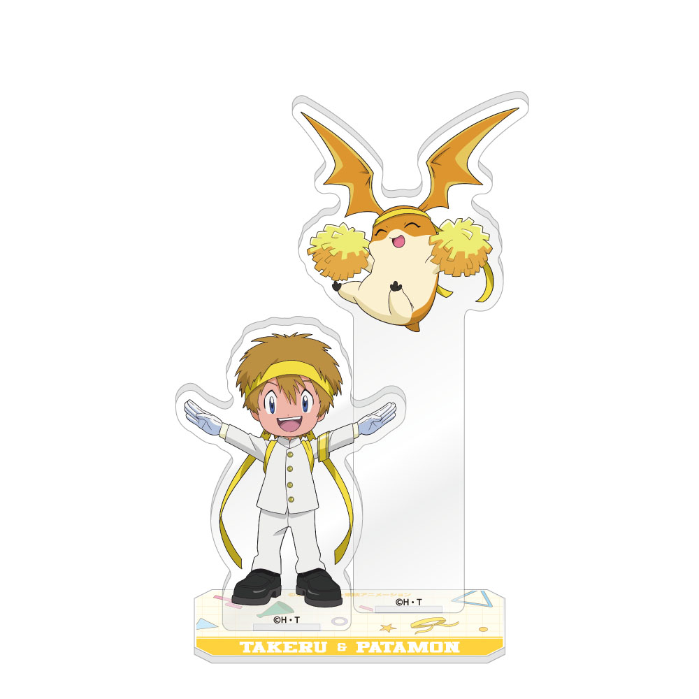 "Digimon Adventure" Pair Acrylic Stand Takaishi Takeru & Patamon