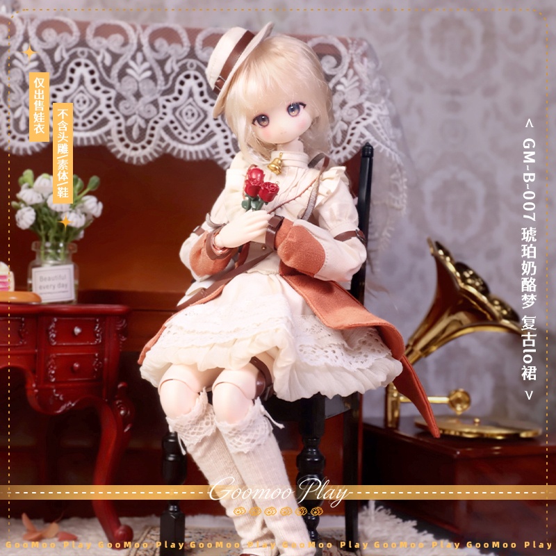 GOOMOO GM-B-007 AMBER CHEESE DREAM LOLITA DRESS FOR SPECIAL 1/6 SCALE DOLLS