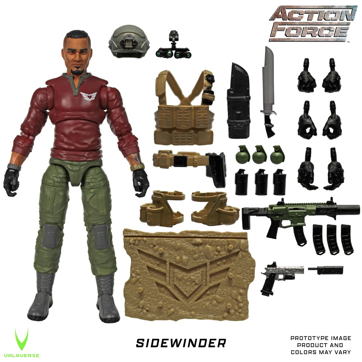 Action Force Series 5 Sidewinder 1/12 Scale Action Figure