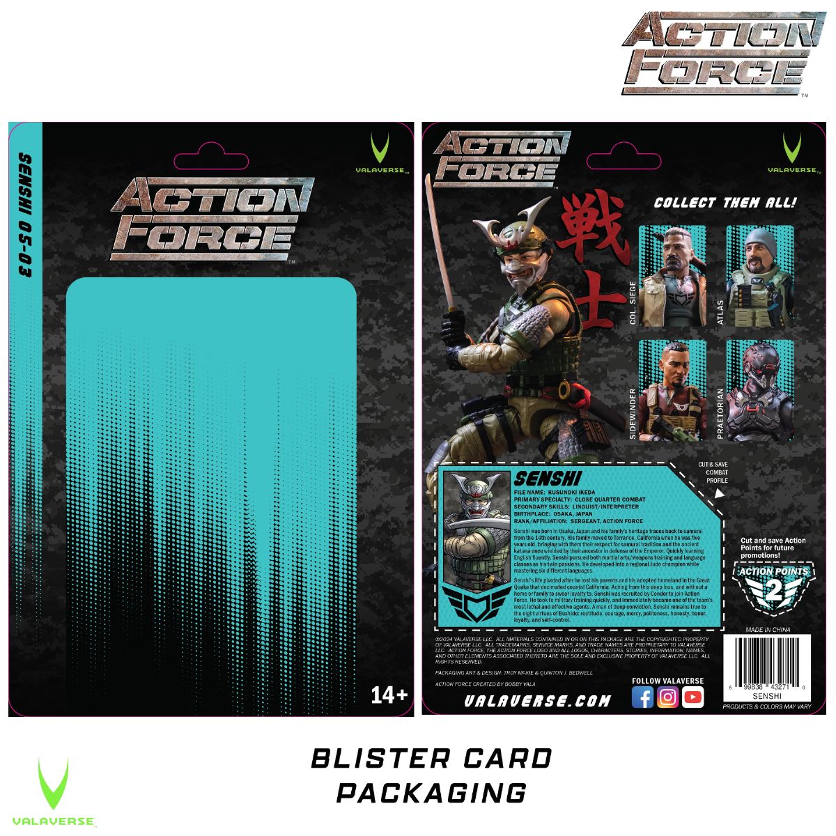 Action Force Series 5 Senshi 1/12 Scale Action Figure