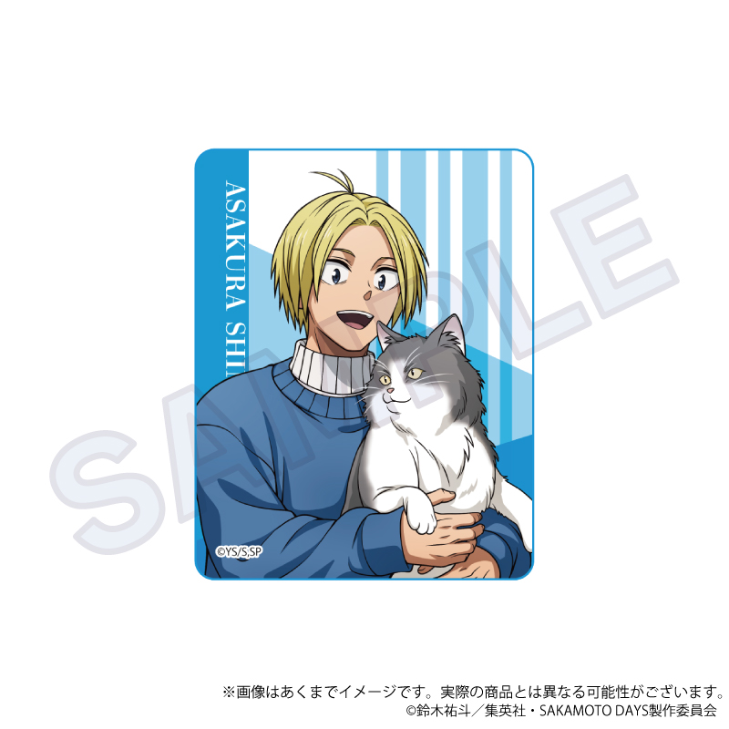 "Sakamoto Days" Acrylic Block Playing with Cats Ver. Asakura Shin