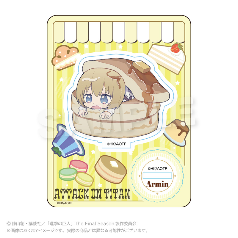 "Attack on Titan" Mini Character Stand Dessert Ver. Armin
