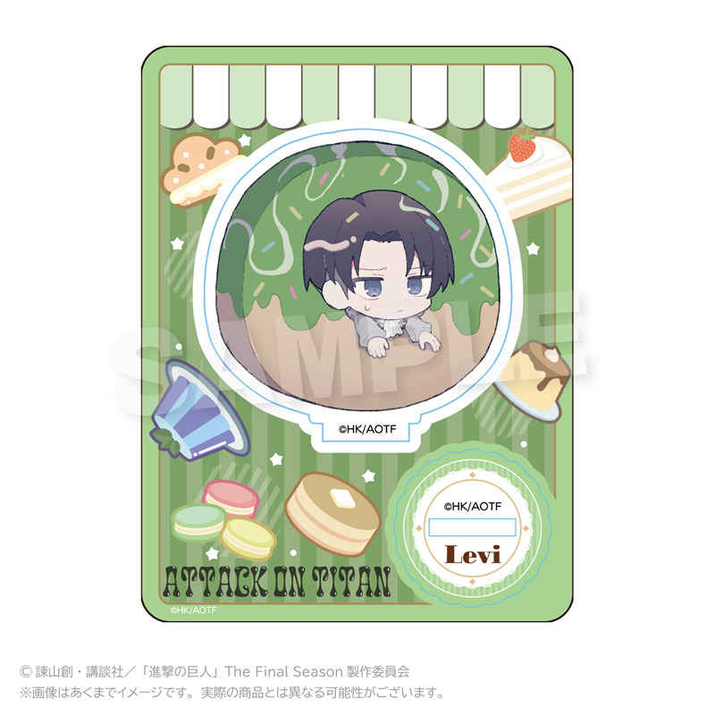 "Attack on Titan" Mini Character Stand Dessert Ver. Levi