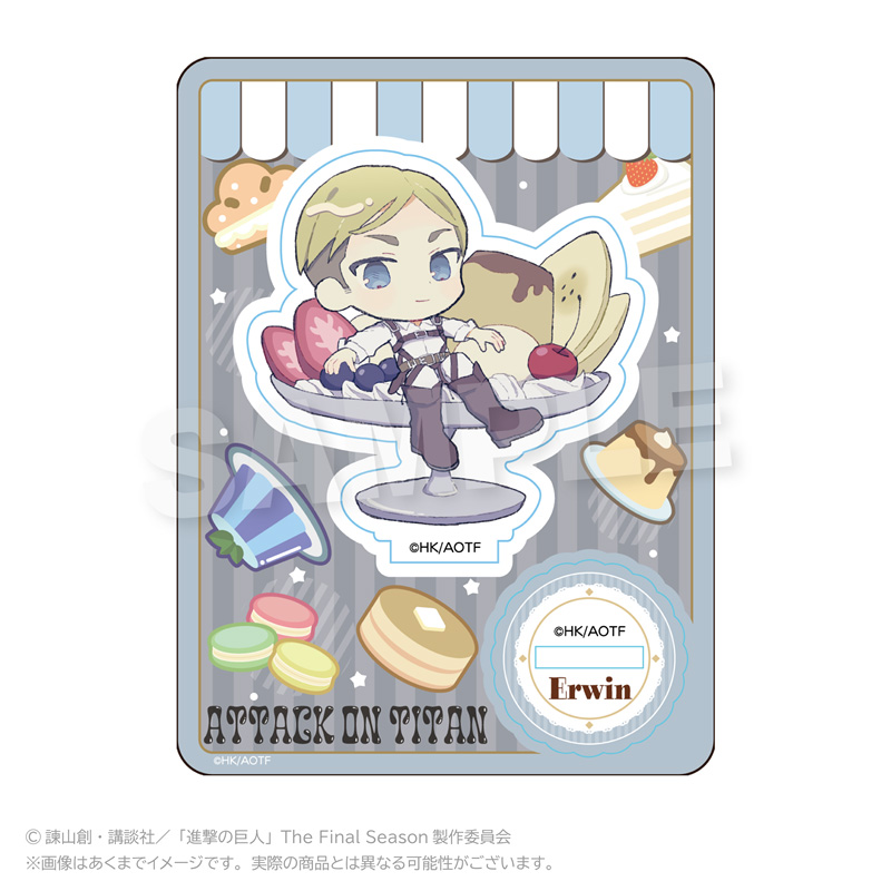 "Attack on Titan" Mini Character Stand Dessert Ver. Erwin