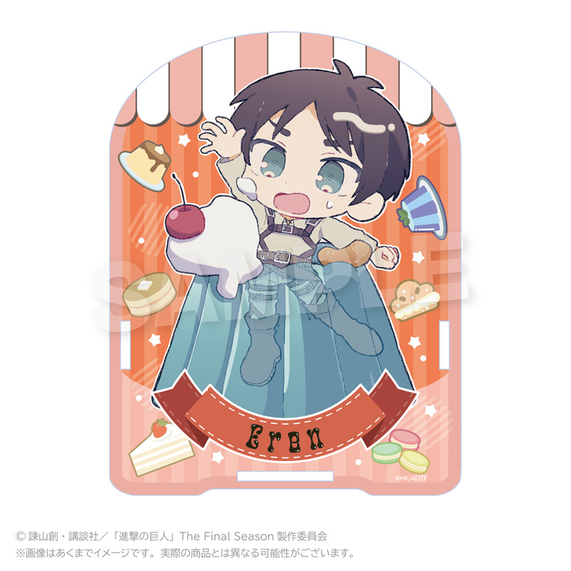 "Attack on Titan" Acrylic Pen Stand Dessert Ver. Eren