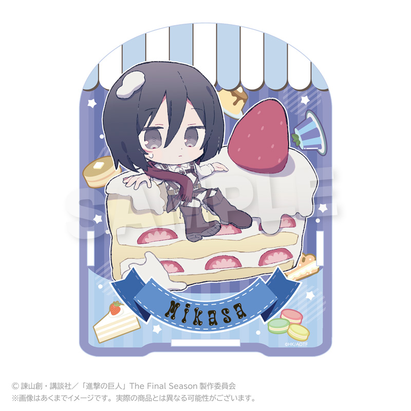 "Attack on Titan" Acrylic Pen Stand Dessert Ver. Mikasa