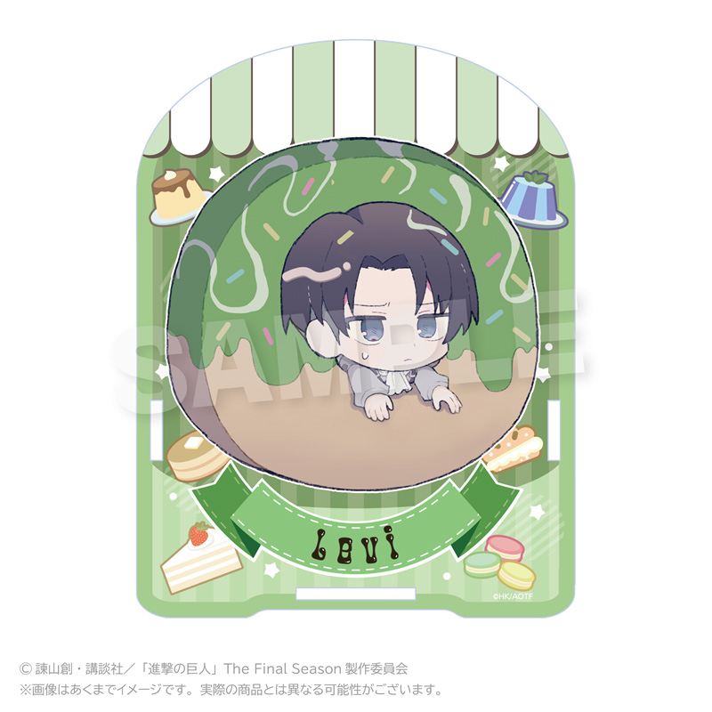 "Attack on Titan" Acrylic Pen Stand Dessert Ver. Levi
