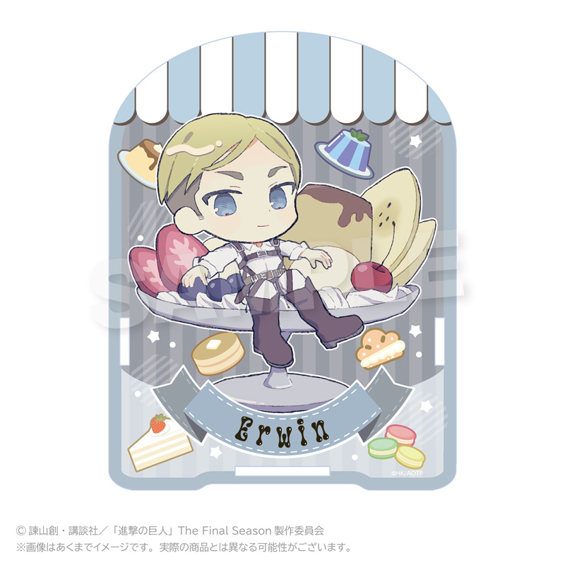 "Attack on Titan" Acrylic Pen Stand Dessert Ver. Erwin