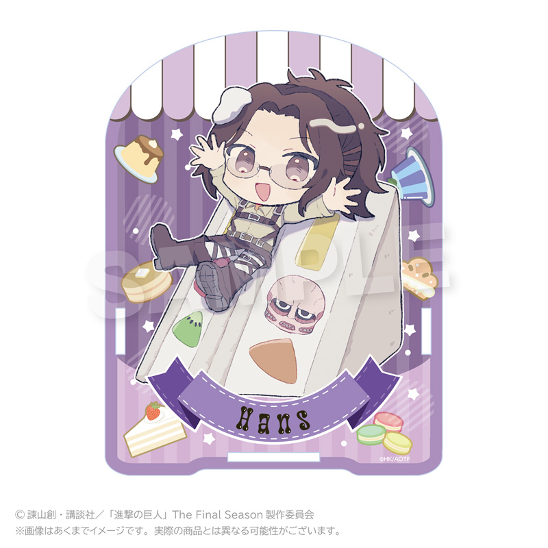 "Attack on Titan" Acrylic Pen Stand Dessert Ver. Hans