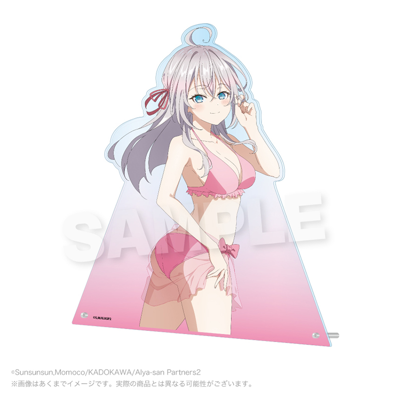"Alya Sometimes Hides Her Feelings in Russian" Big Acrylic Stand Alya B