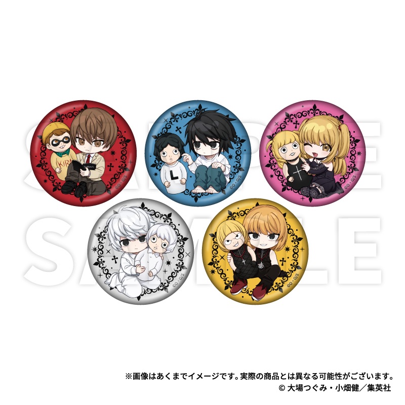 [Pre-order] "Death Note" Trading Can Badge Finger Puppet Ver.