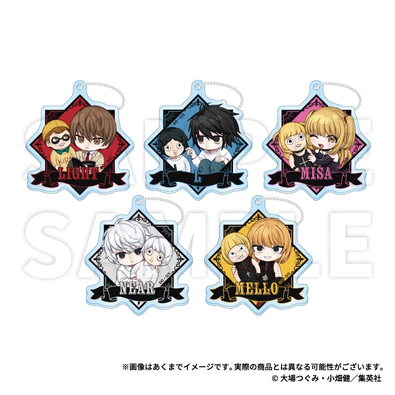 [Pre-order] "Death Note" Trading Acrylic Key Chain Finger Puppet Ver.