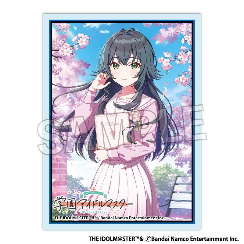 "Gakuen Idolmaster" Illustration Sleeve Matte Luna say maybe '25 Cherry Blossom Tsukimura Temari