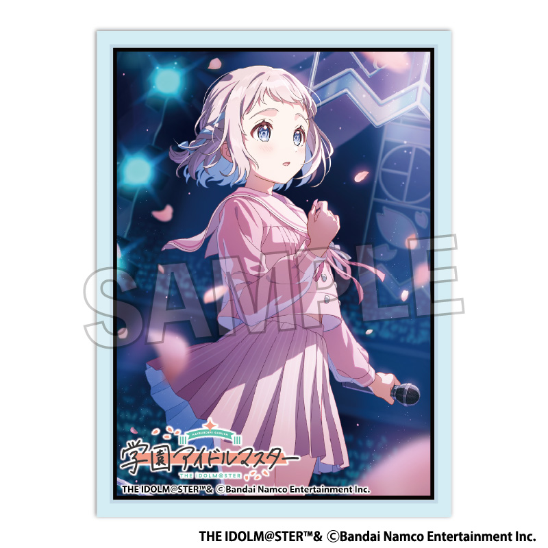 "Gakuen Idolmaster" Illustration Sleeve Matte Cherry Blossom Photograph Katsuragi Lilja