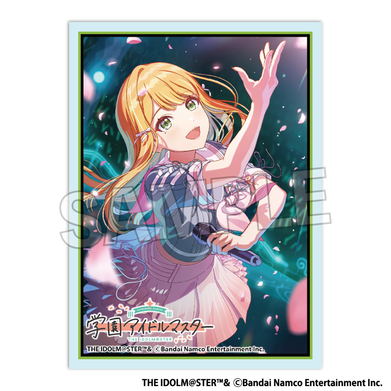 "Gakuen Idolmaster" Illustration Sleeve Matte Cherry Blossom Photograph Shiun Sumika