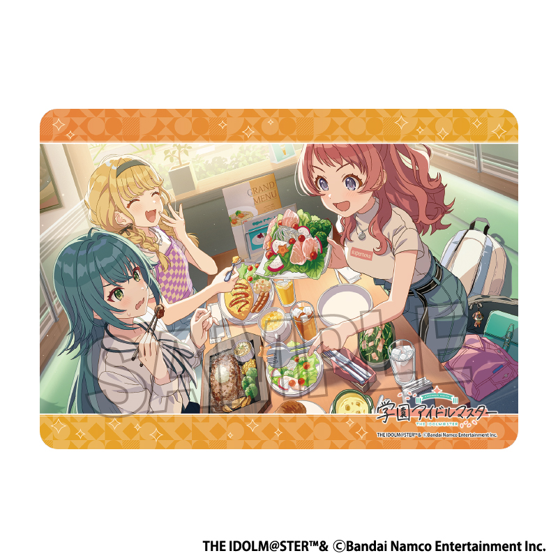 "Gakuen Idolmaster" Illustration Play Mat Next Turn What Are You, My Mom!?