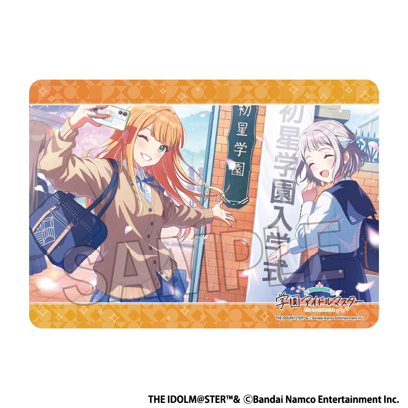 "Gakuen Idolmaster" Illustration Play Mat Next Turn This Is Where It All Begins!