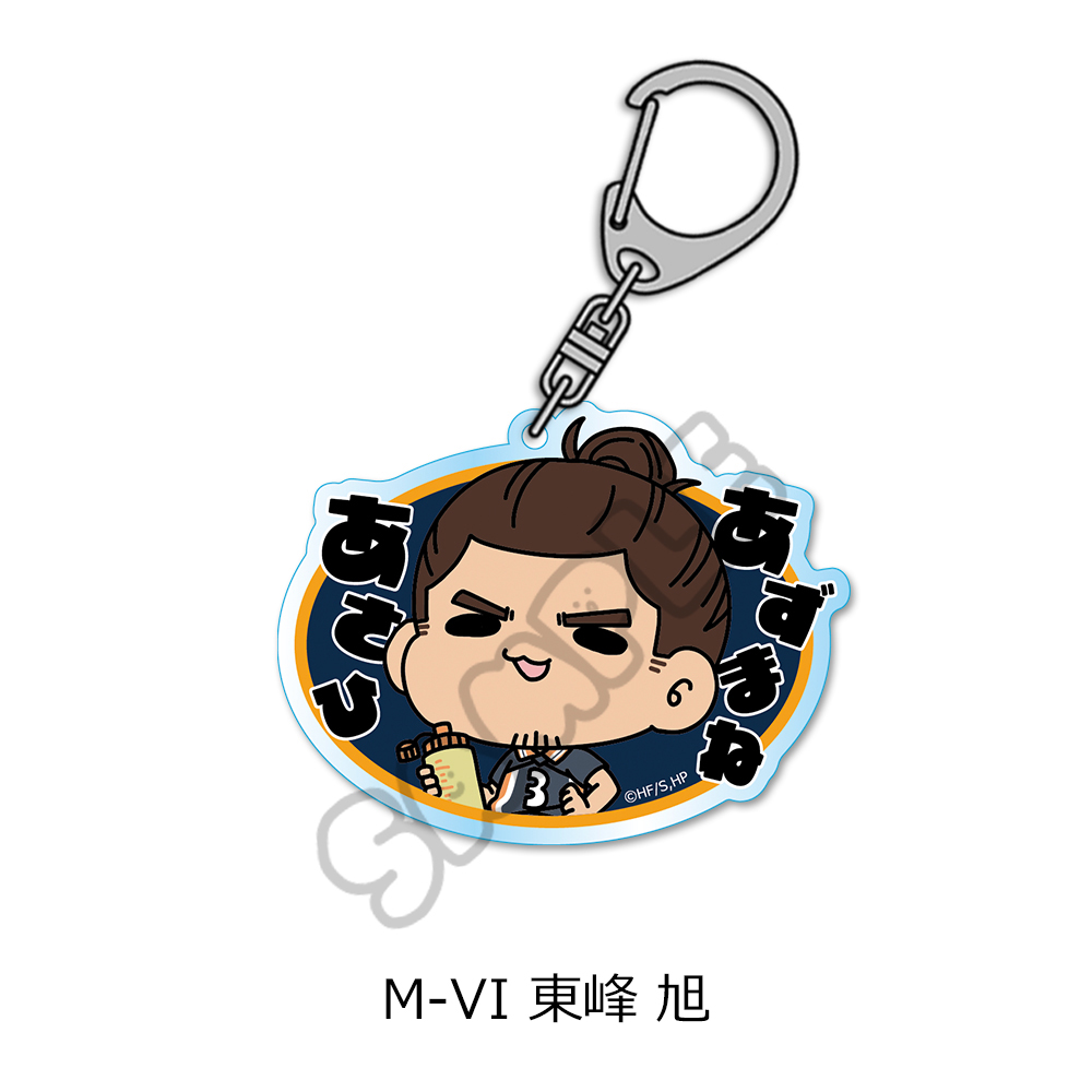 "Haikyu!!" Vol. 8 Acrylic Key Chain (mochocho) M-VI Azumane Asahi