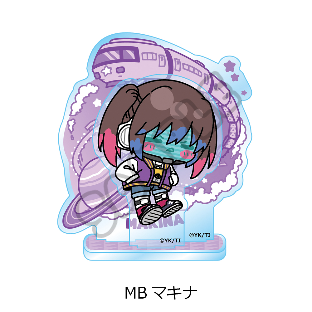 "MILKY SUBWAY THE GALACTIC LIMITED EXPRESS" Acrylic Stand (mochocho) MB Makina