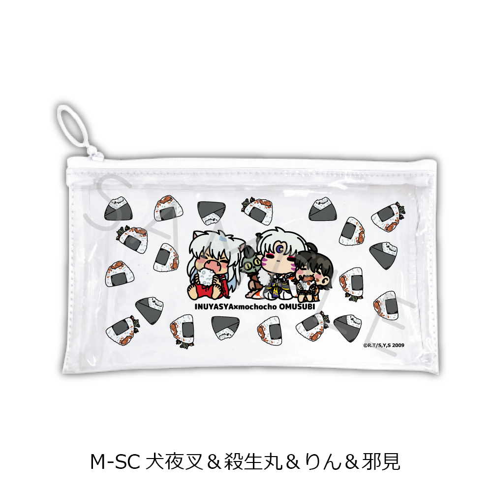 "InuYasha" Vol. 2 Flat Clear Pouch M-SC InuYasha & Sesshomaru & Rin & Jaken