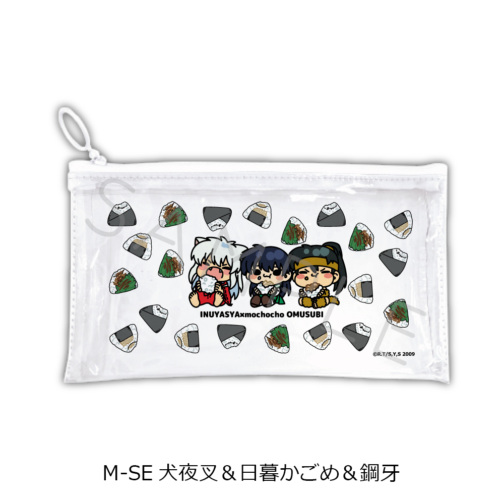 "InuYasha" Vol. 2 Flat Clear Pouch M-SE InuYasha & Higurashi Kagome & Koga