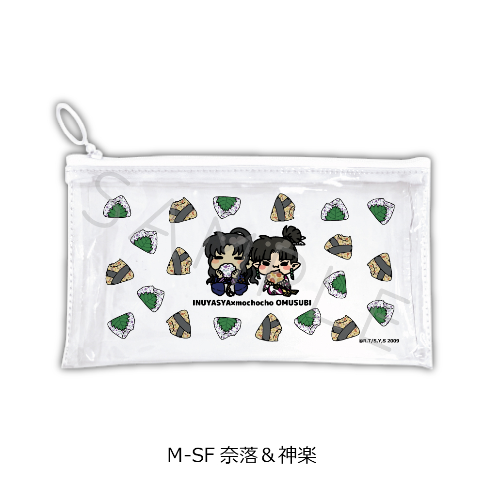 "InuYasha" Vol. 2 Flat Clear Pouch M-SF Naraku & Kagura