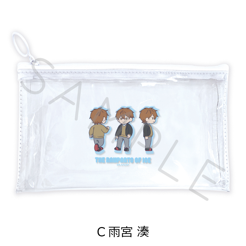 "THE RAMPARTS OF ICE" Flat Clear Pouch C Amamiya Minato