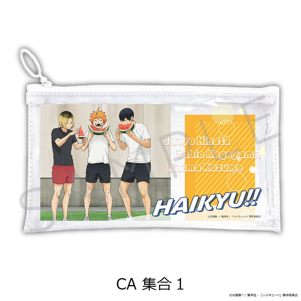 "Haikyu!!" Vol. 13 Flat Clear Pouch CA Group 1