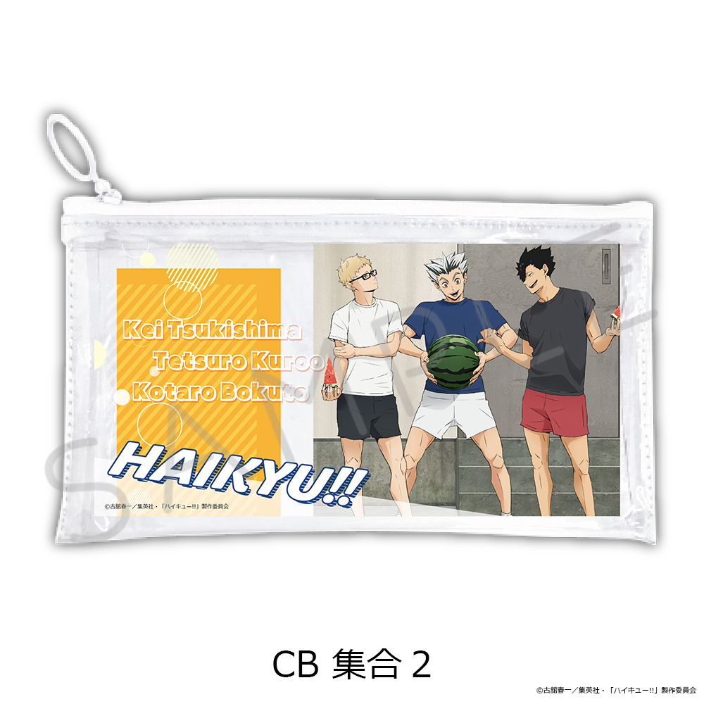 "Haikyu!!" Vol. 13 Flat Clear Pouch CB Group 2