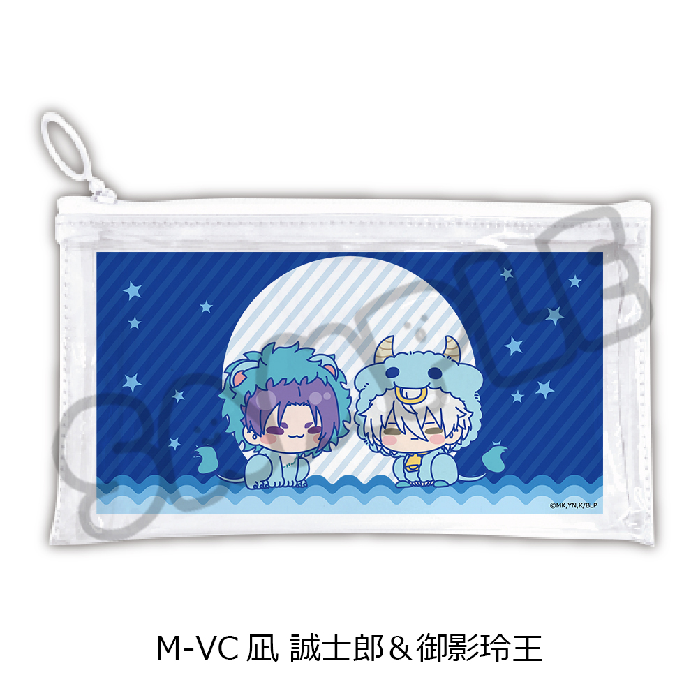 "Blue Lock" Vol. 11 Flat Clear Pouch M-VC Nagi Seishiro & Mikage Reo