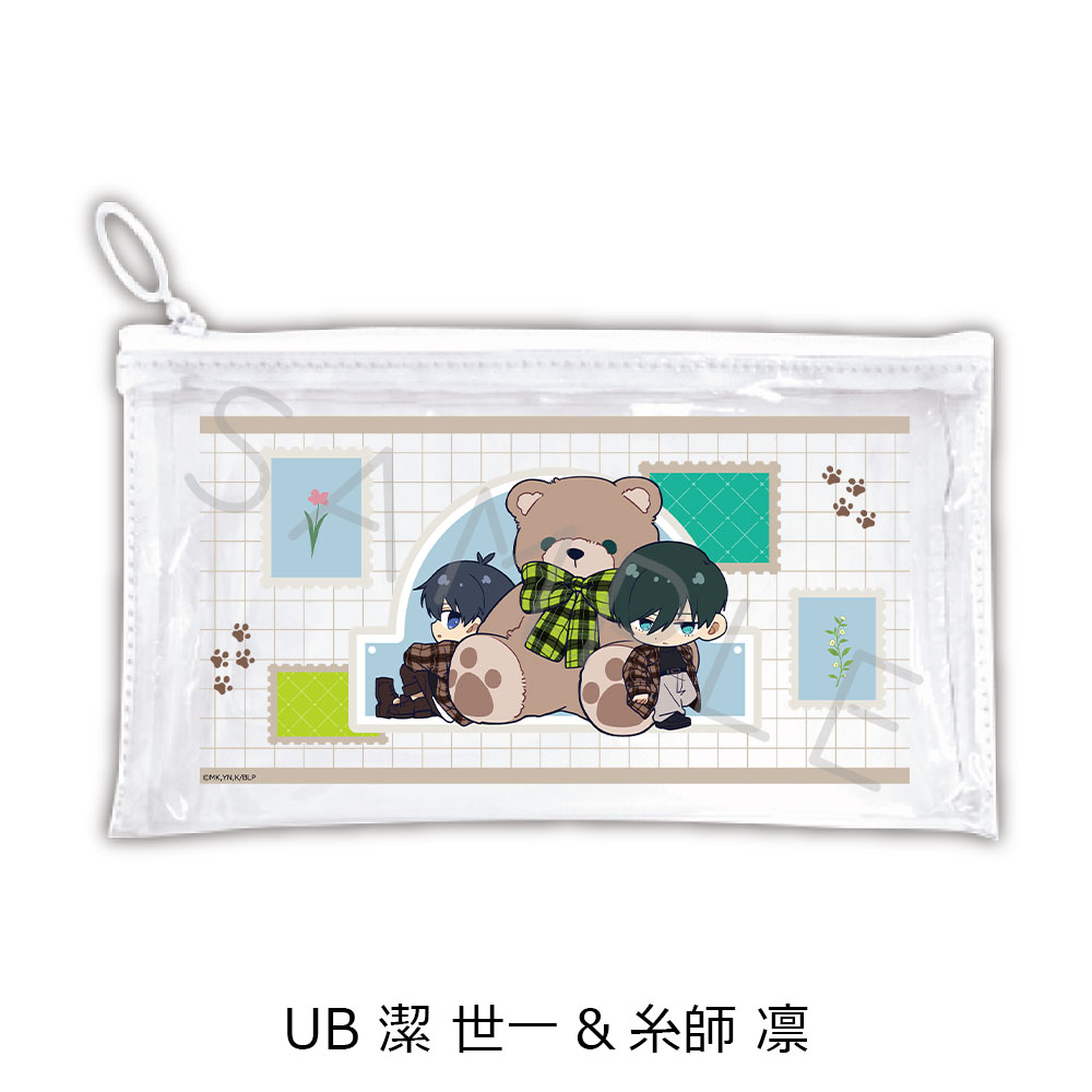 "Blue Lock" Vol. 12 Flat Clear Pouch UB Isagi Yoichi & Itoshi Rin