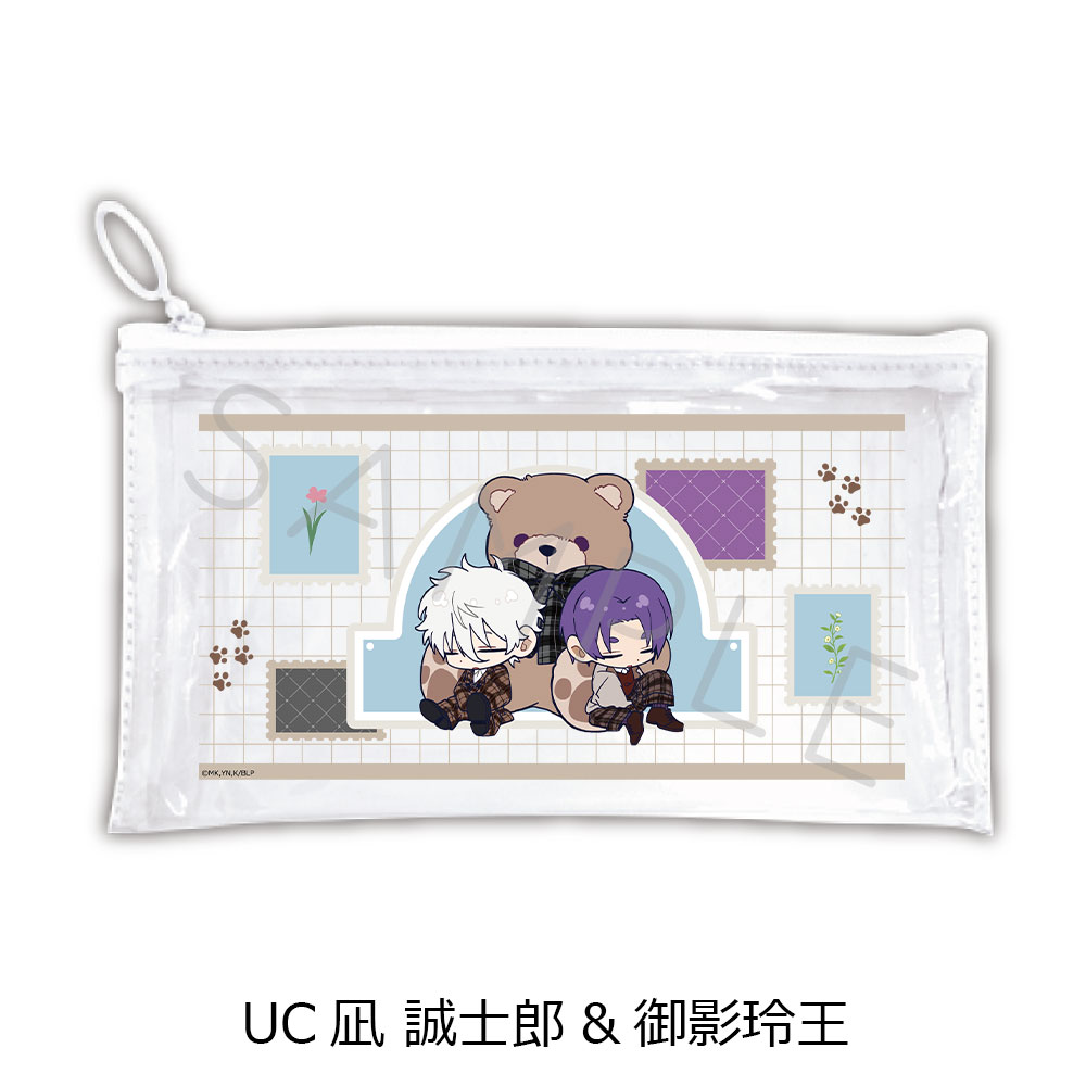 "Blue Lock" Vol. 12 Flat Clear Pouch UC Nagi Seishiro & Mikage Reo
