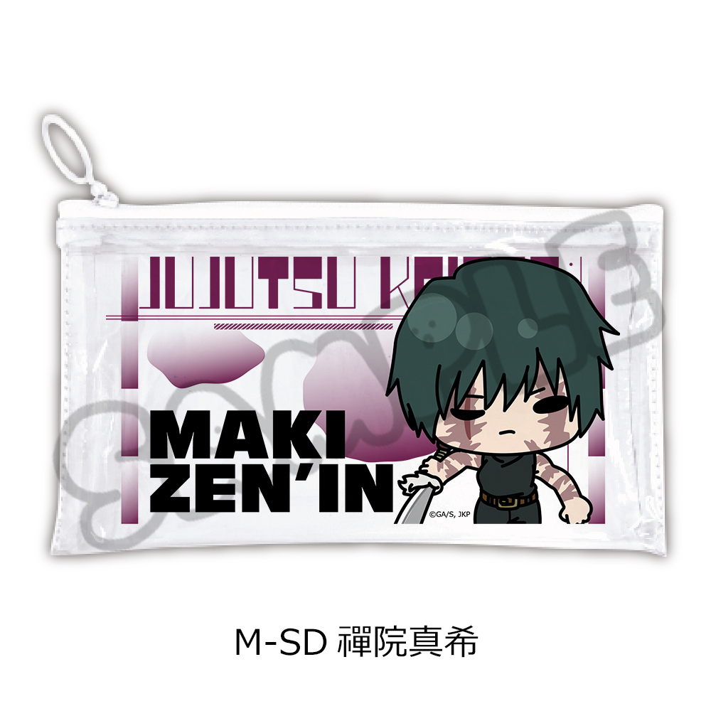 "Jujutsu Kaisen" Season 3 Culling Game Vol. 2 Flat Clear Pouch M-SD Zen'in Maki