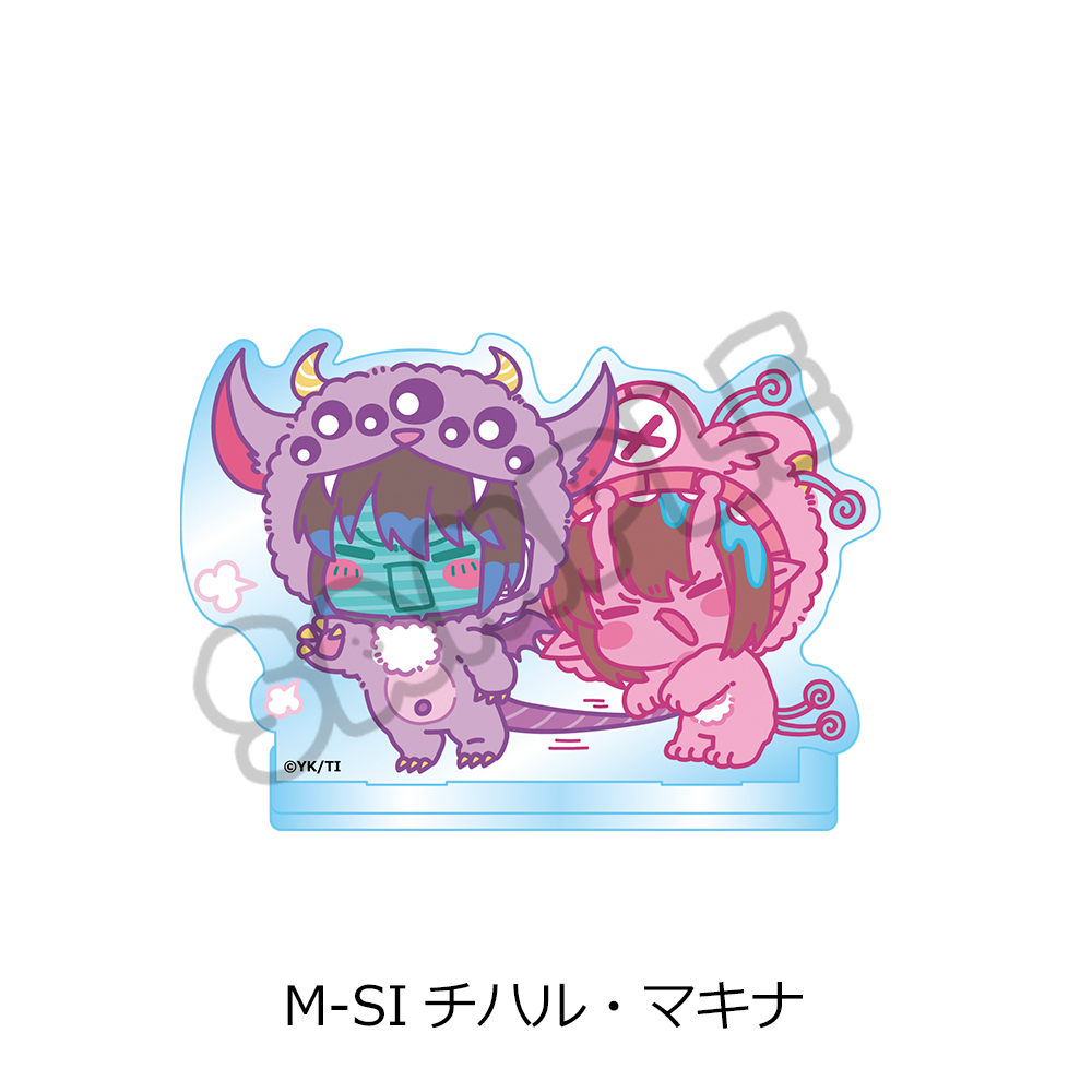 "MILKY SUBWAY THE GALACTIC LIMITED EXPRESS" Acrylic Stand (mochocho Vol. 2) M-SI Chiharu & Makina