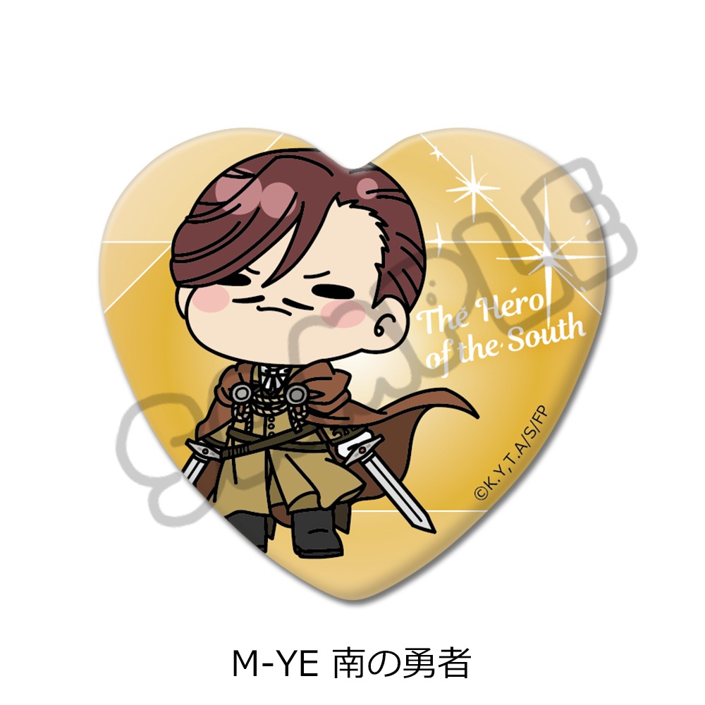 "Frieren: Beyond Journey's End" Vol. 3 Heart Can Badge M-YE The Hero of the South