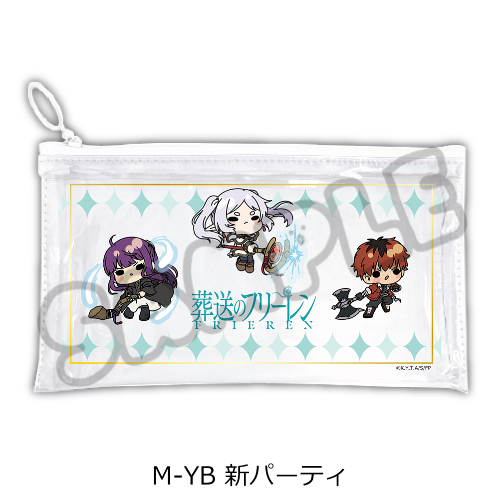 "Frieren: Beyond Journey's End" Vol. 3 Flat Clear Pouch M-YB New Party