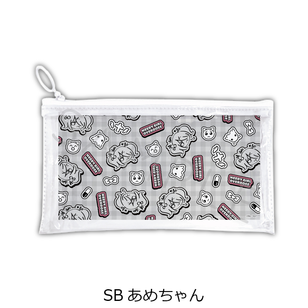 "NEEDY STREAMER OVERLOAD" Vol. 2 Flat Clear Pouch SB Ame-chan