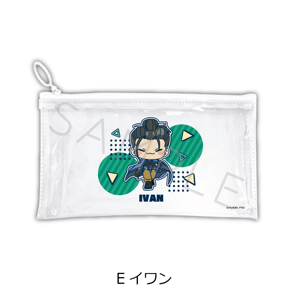 "Daemons of the Shadow Realm" Flat Clear Pouch E Ivan