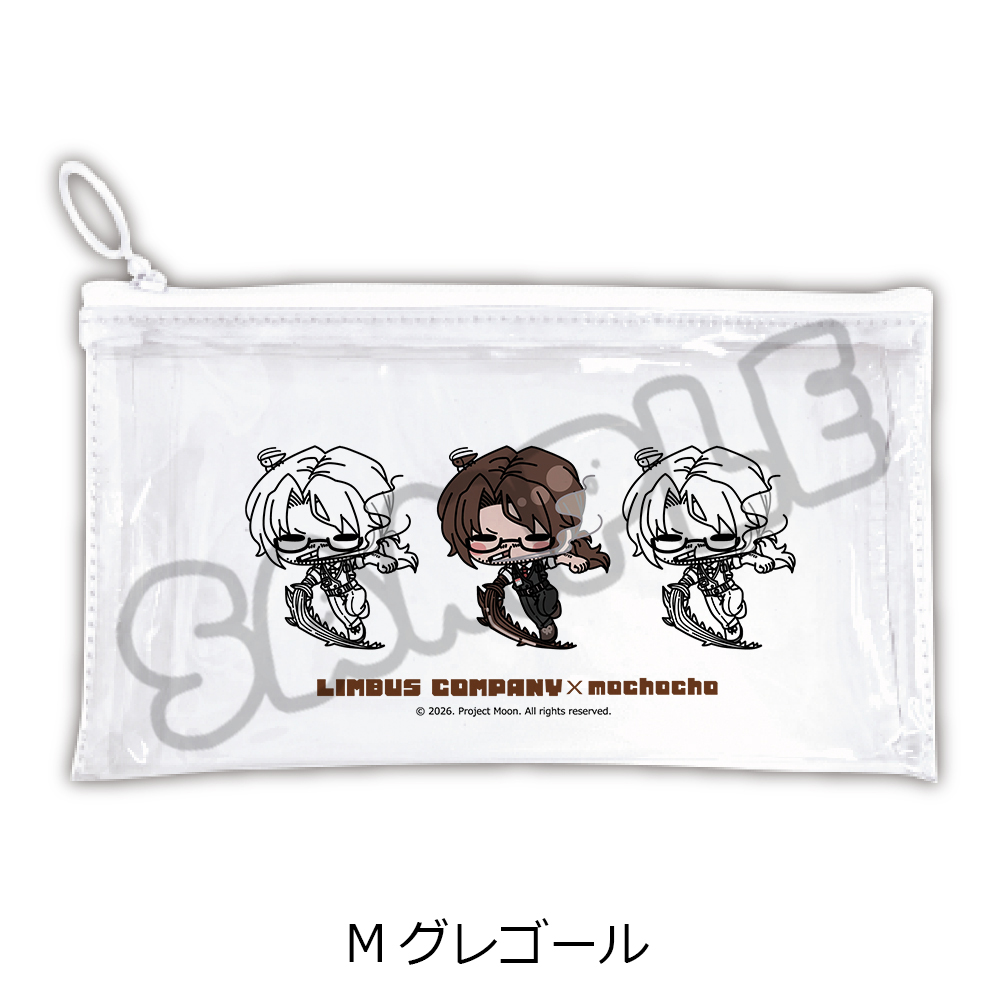 "Limbus Company" Flat Clear Pouch M Gregor