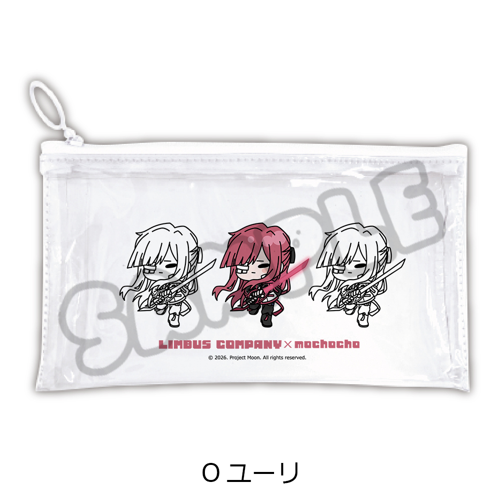 "Limbus Company" Flat Clear Pouch O Yuri