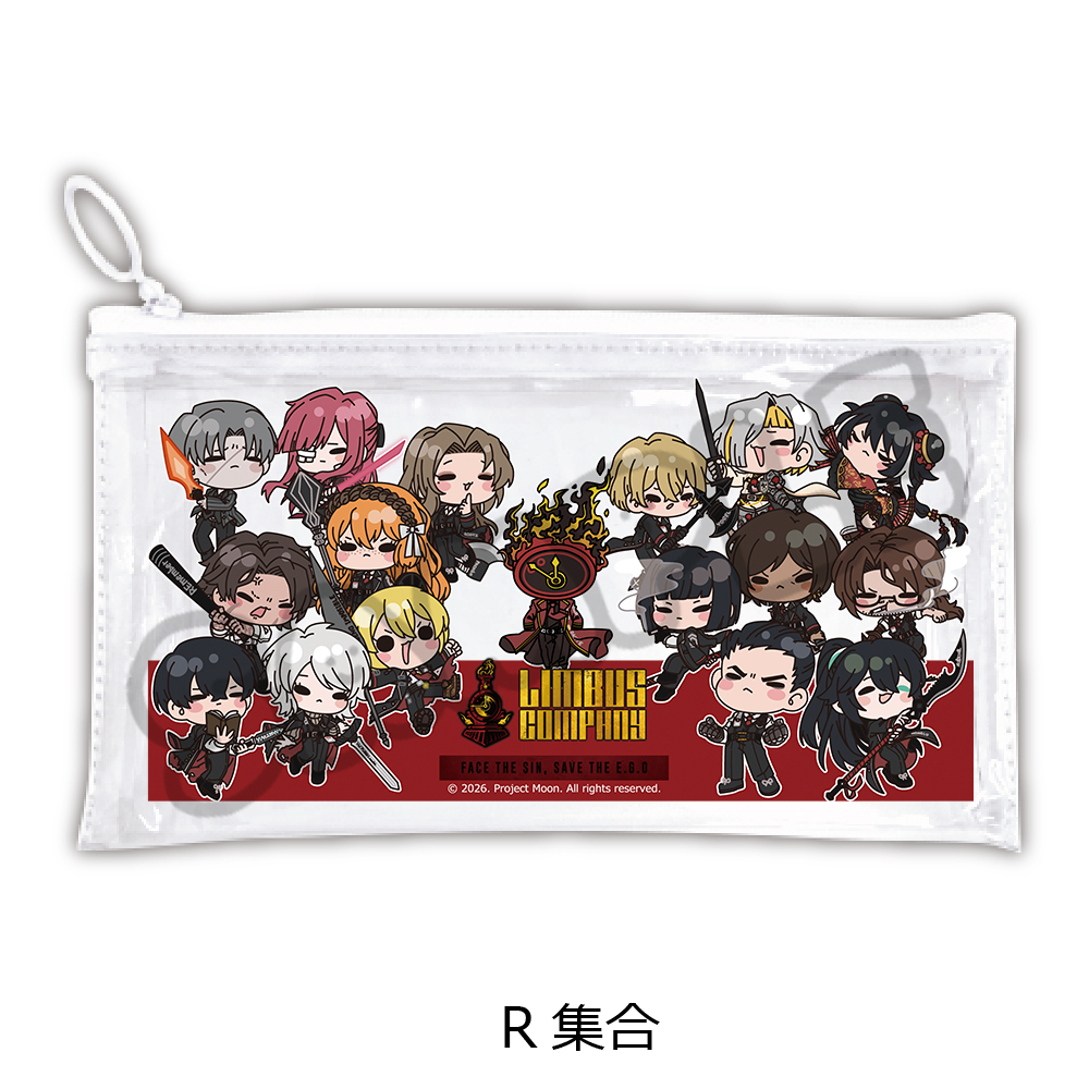 "Limbus Company" Flat Clear Pouch R Group