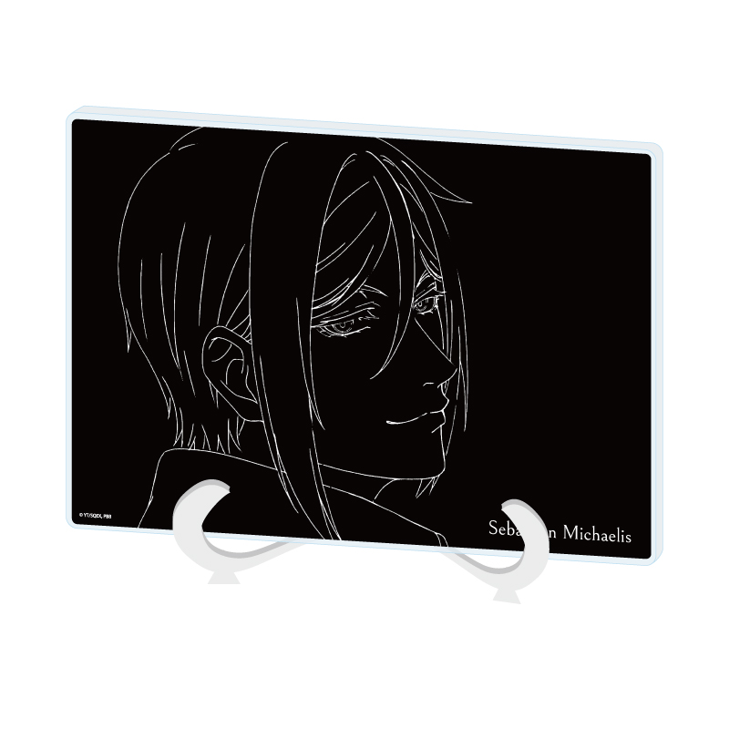 Acrylic Art Board A5 Size "Black Butler Emerald Witch Arc" 01 Sebastian Michaelis (Original Picture Illustration)