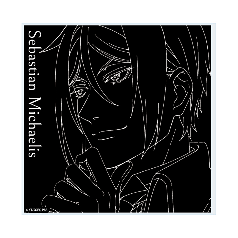 Acrylic Coaster "Black Butler Emerald Witch Arc" 01 Sebastian Michaelis (Original Picture Illustration)