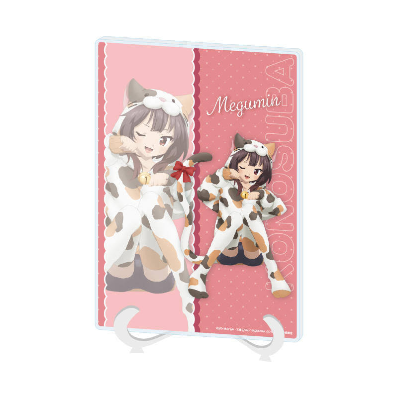 Acrylic Art Board A5 Size "Kono Subarashii Sekai ni Shukufuku wo! 3" 04 Megumin Animal Pajamas Ver. (Original Illustration)