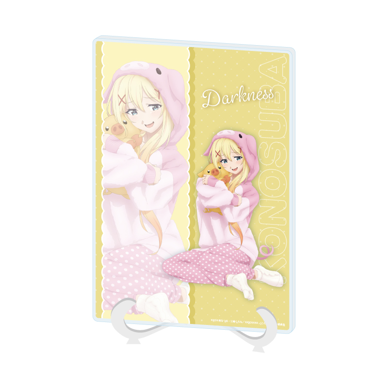 Acrylic Art Board A5 Size "Kono Subarashii Sekai ni Shukufuku wo! 3" 05 Darkness Animal Pajamas Ver. (Original Illustration)