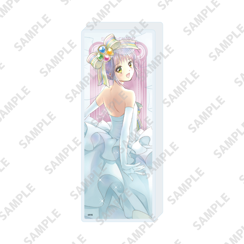 Mini Acrylic Block "Shugo Chara!" 08 Amulet Fortune (Official Illustration)