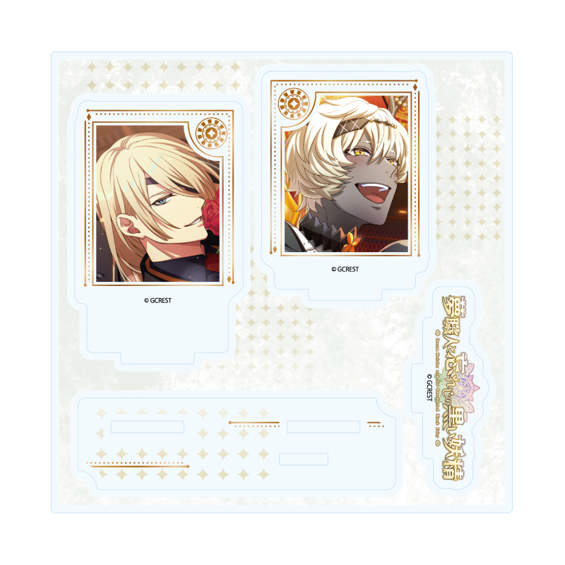 Acrylic Stand Plate "Dream Meister and the Recollected Black Fairy" 27 Camus & Cheppie (Official Illustration)